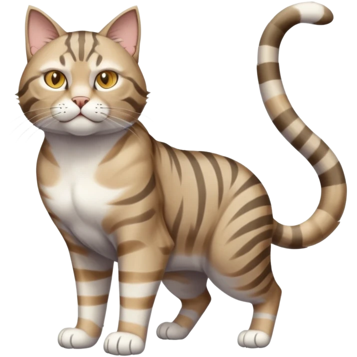 Buff sigma Gigachad cat full body  emoji