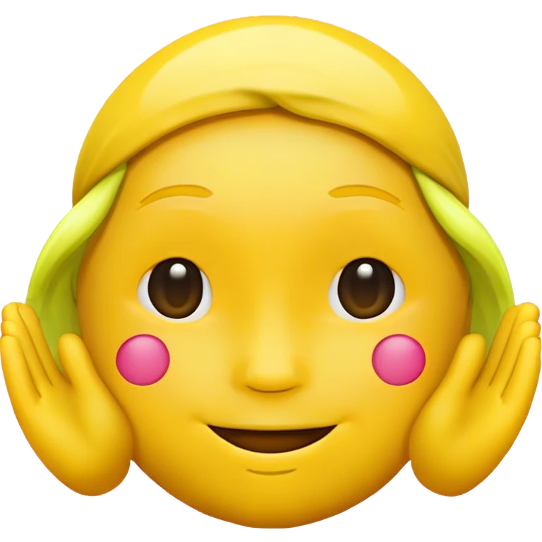 neon calm and relaxed emoji emoji