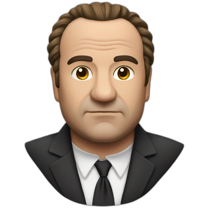Tony Soprano with hair emoji