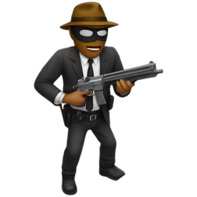Bank robbery emoji