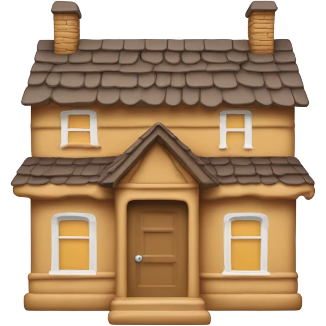 Peanut butter house emoji