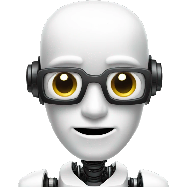 create an emoji that demonstrates artificial intelligence and AI science robots emoji
