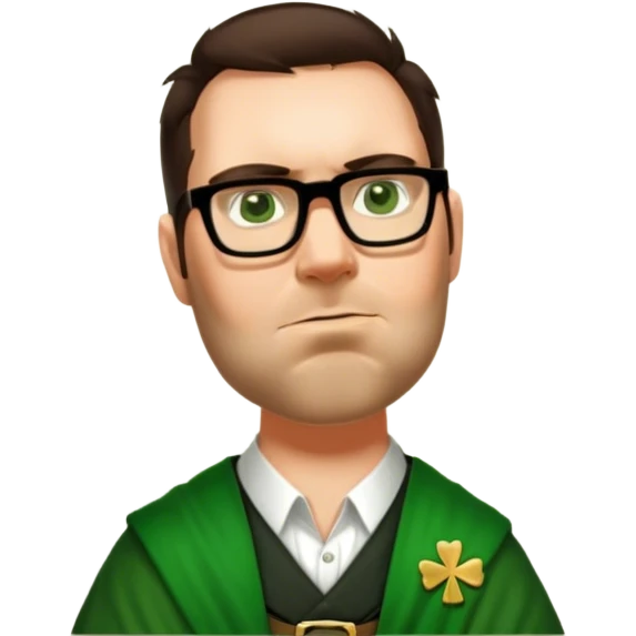 Wearing a Green Kilt emoji