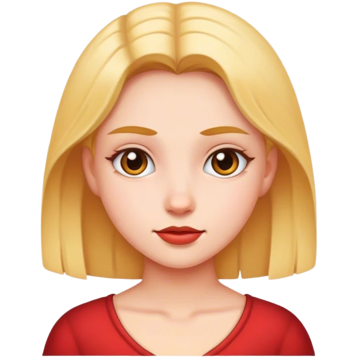 realistic portrait of girl emoji