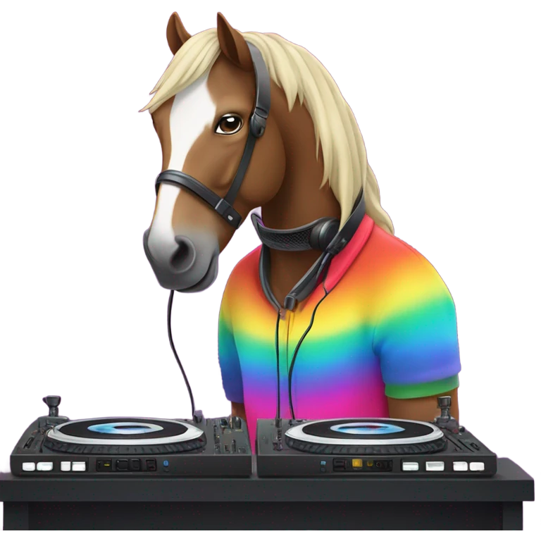 Cavalo dj  emoji