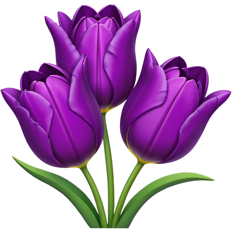 purple tulips emoji copy  emoji