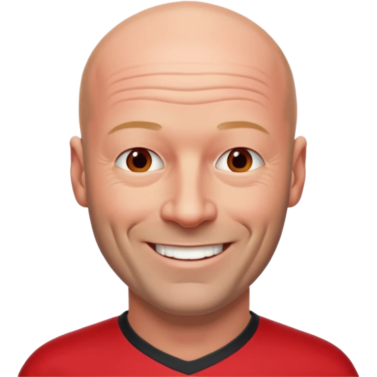 Alan Shearer bald looking older red in the face emoji