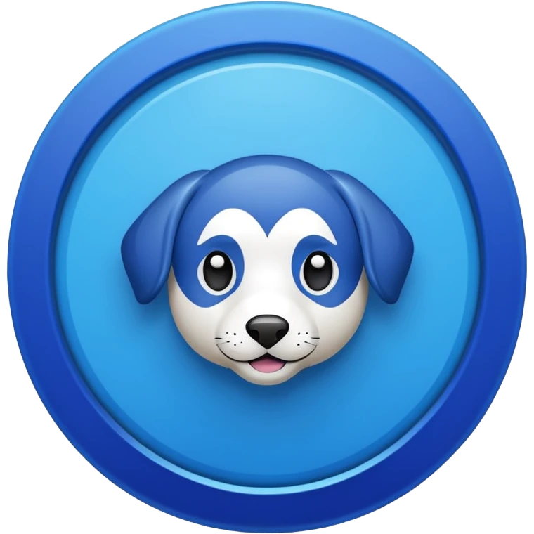 Blue tick in octagon  emoji