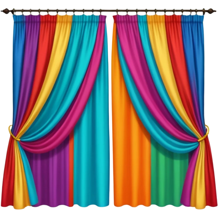 colorful Curtain emoji