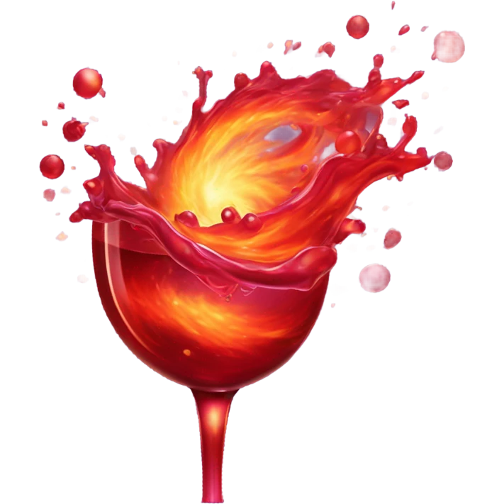 red wine supernova emoji