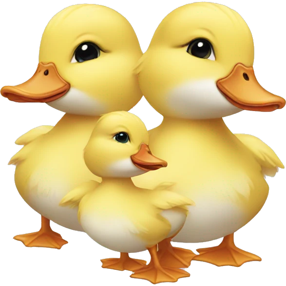 Ducklings emoji