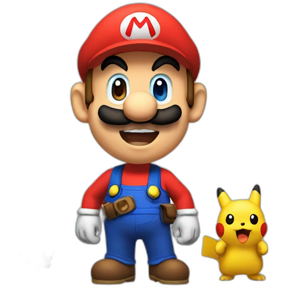 Mario als pokemon emoji