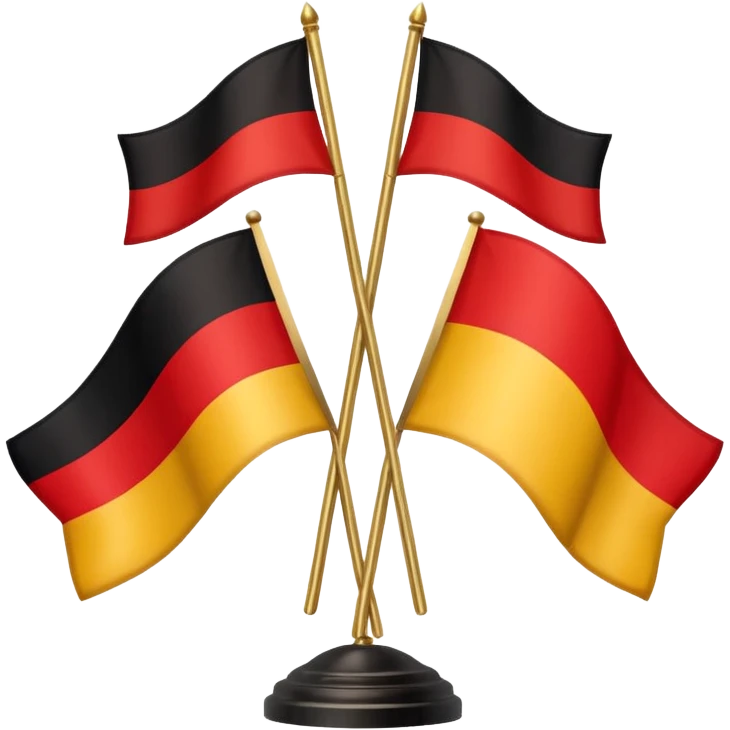 Gib mir alle deutschen Flaggen die ddr Flagge usw. emoji