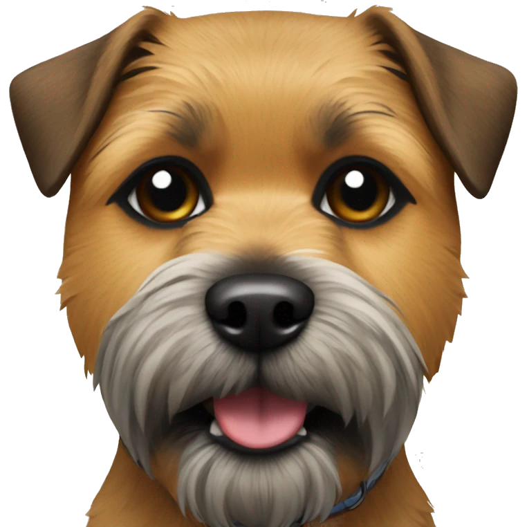 Border terrier dog emoji
