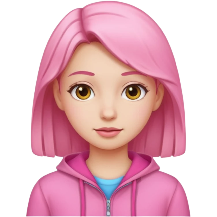 Pink girly emoji
