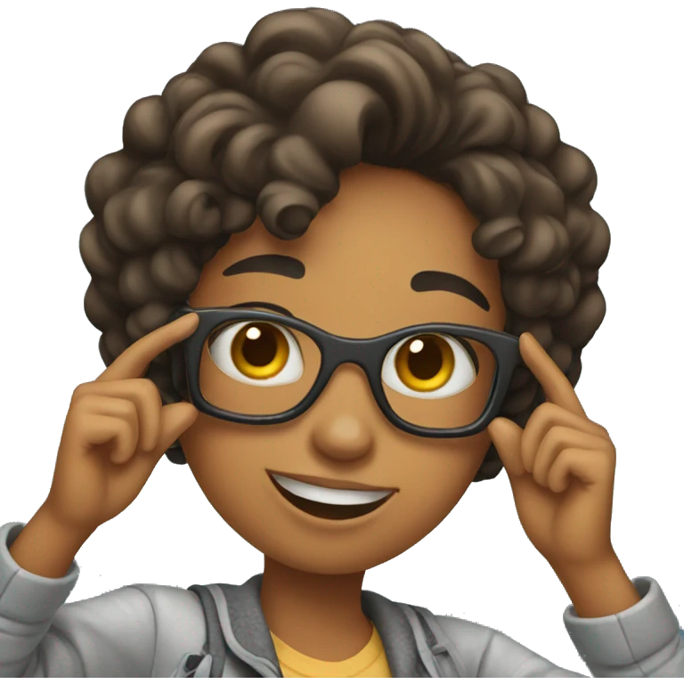 girl taking a selfie emoji