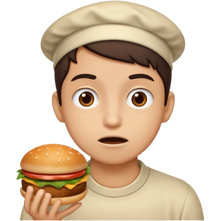 hungry person emoji