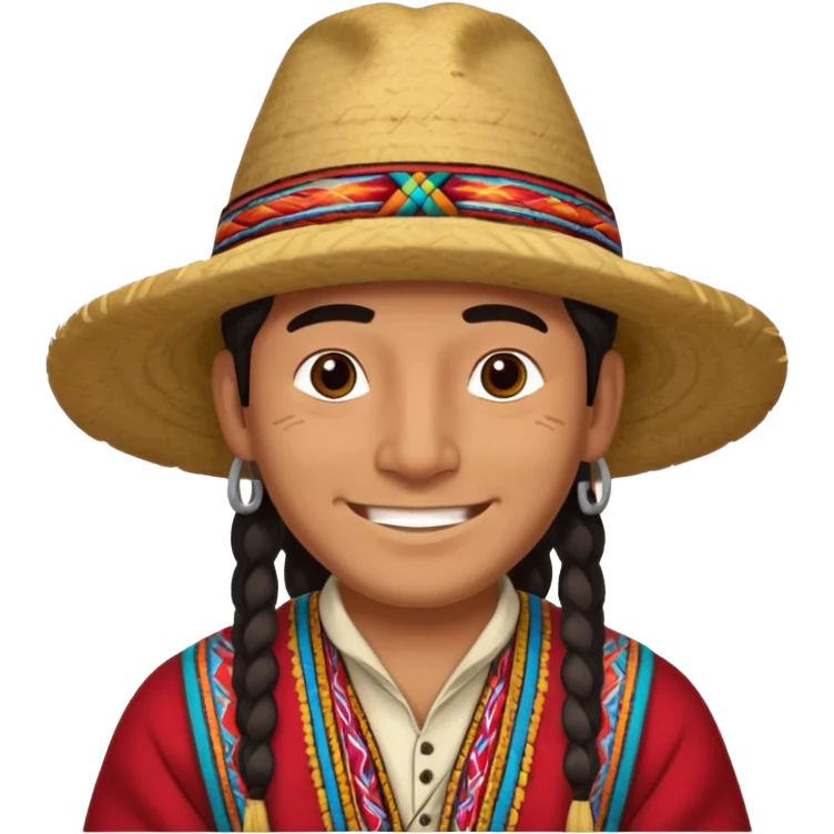 andean man with andean details emoji