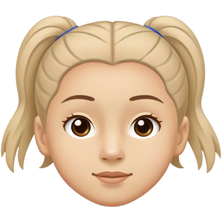Gymnast's face emoji