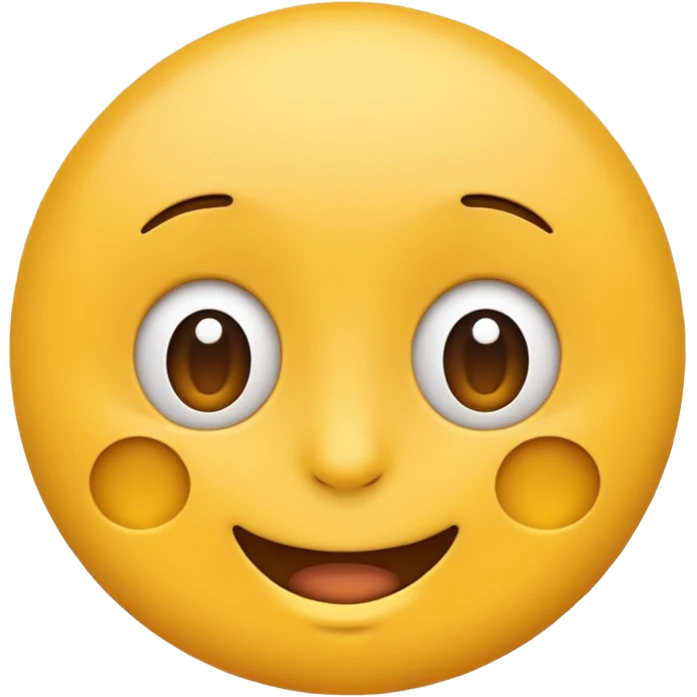In awe face emoji in normal yellow circle face emoji