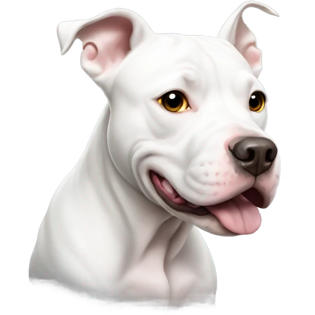 white pitbull emoji