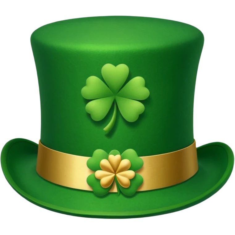 Saint Patrick's day hat emoji
