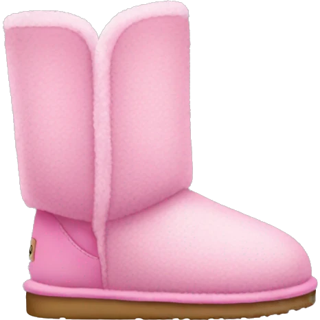 Uggs with pink bös emoji
