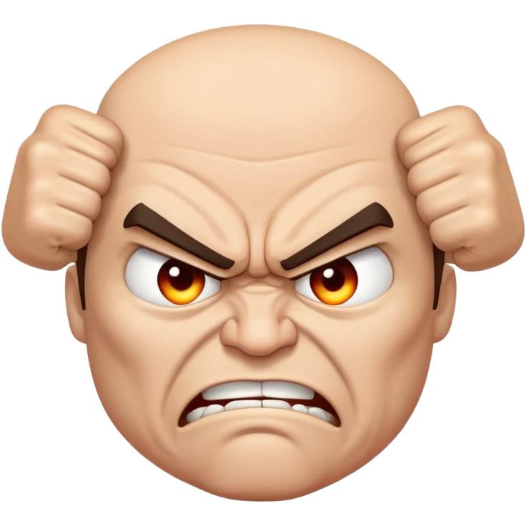 really mad person emoji