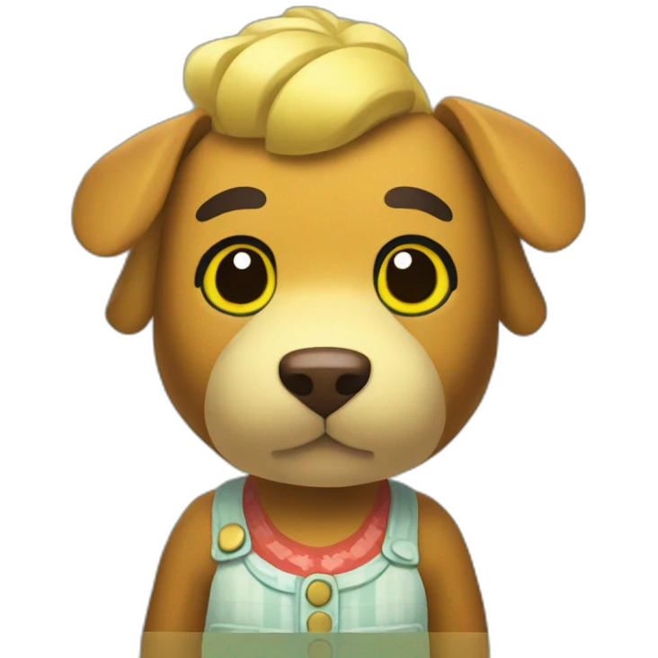 Canela animal crossing emoji