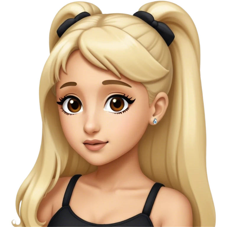 Ariana Grande blonde  emoji