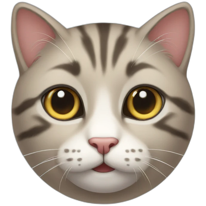 a cute cat emoji