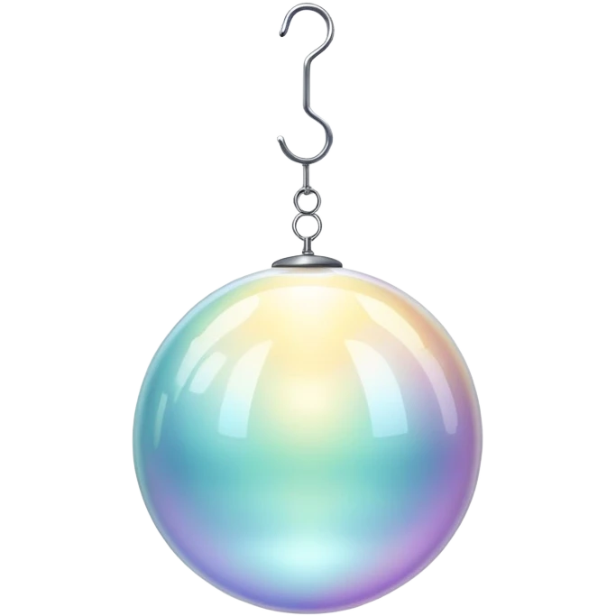 Ethereal floating orb with soft glow and minimal clothing hanger silhouette inside, masculine style energy, light waves radiating emoji