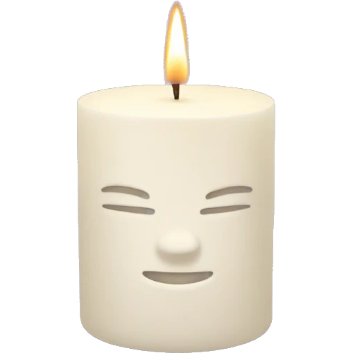 fragrance candle with single colors, no emoji emoji