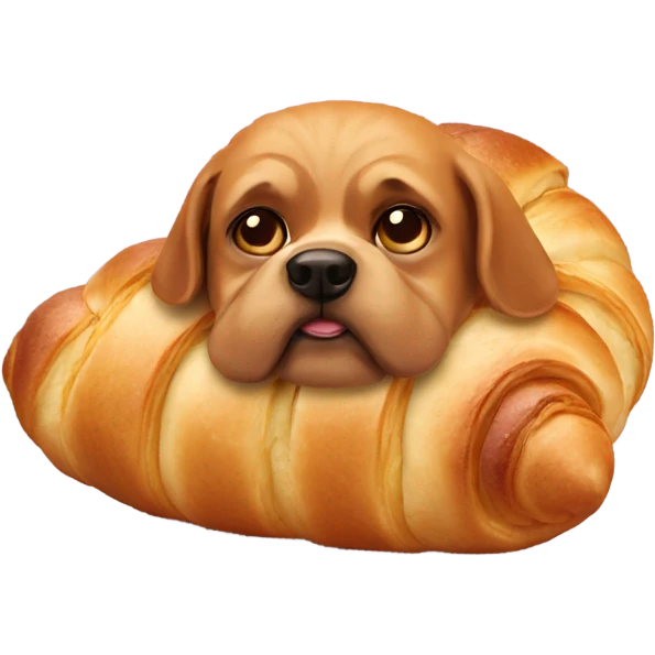 croissant dog  emoji