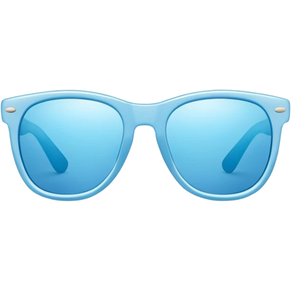 Light blue sunglasses emoji