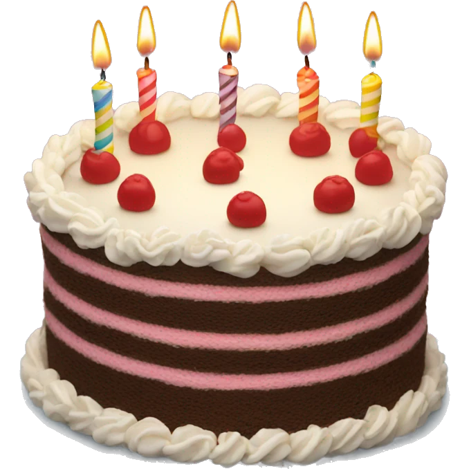 Birthday cake emoji