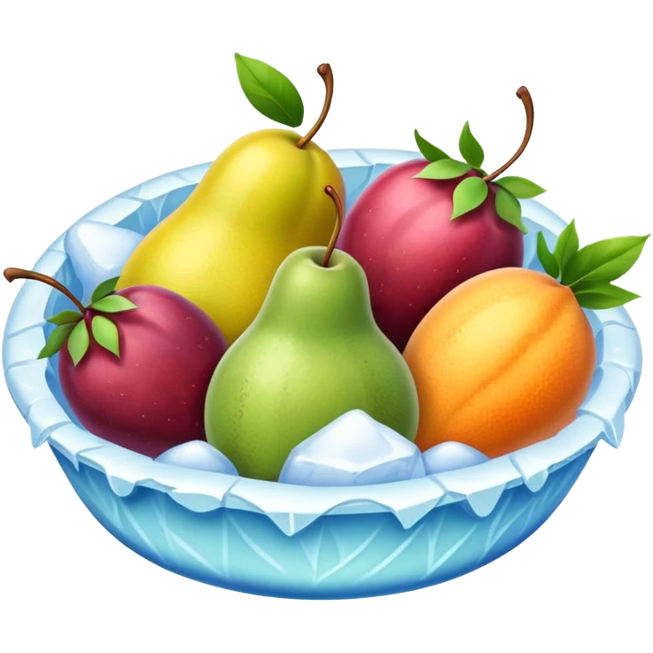 frozen fruit package emoji