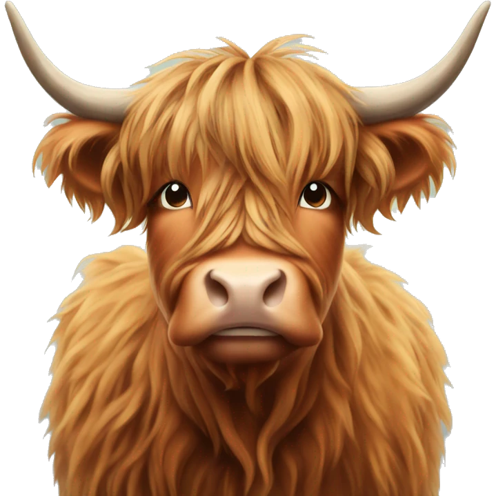Highland cow emoji