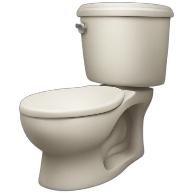 toilet with a head coming out of it emoji