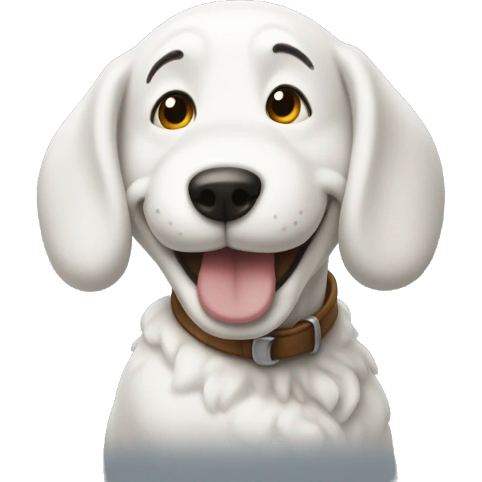 Snoppy smiling emoji