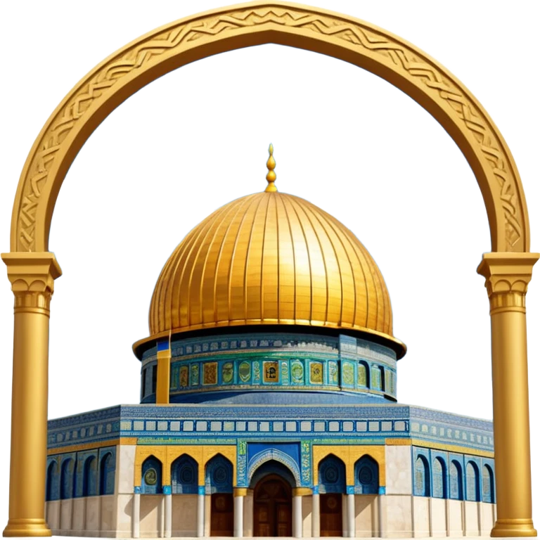 Dome of the rock, Palestine emoji