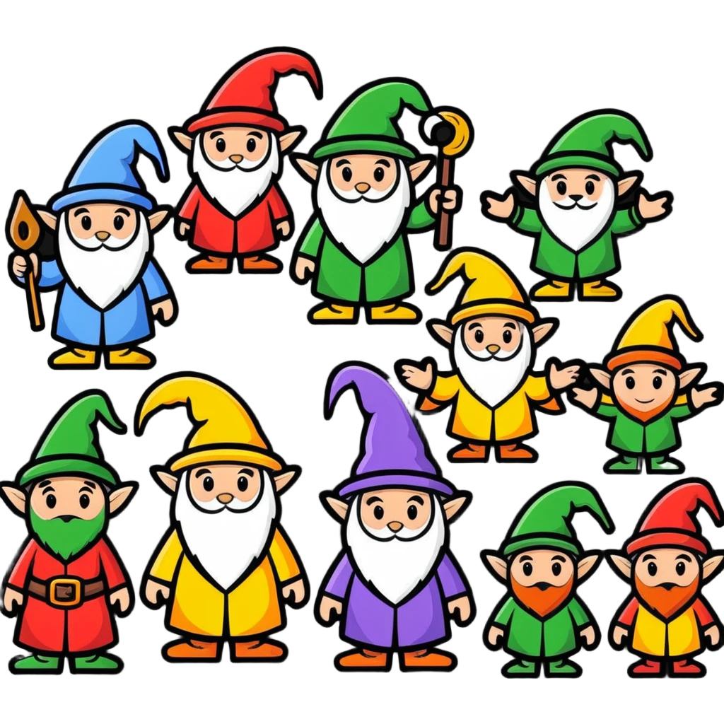 group of wizards and elves from White Council Lord of the Rings emoji