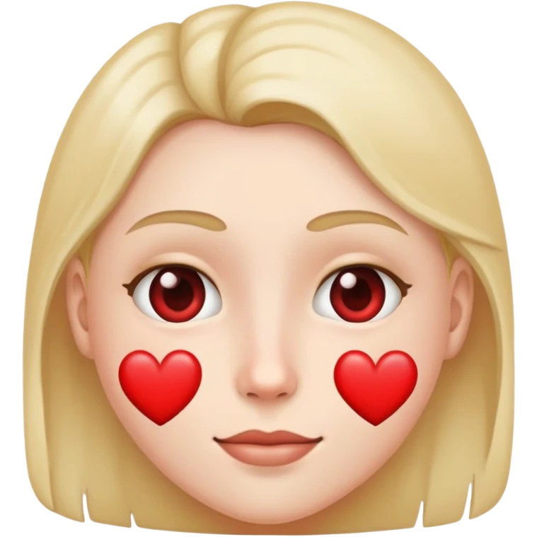 Person wearing a heart face  emoji