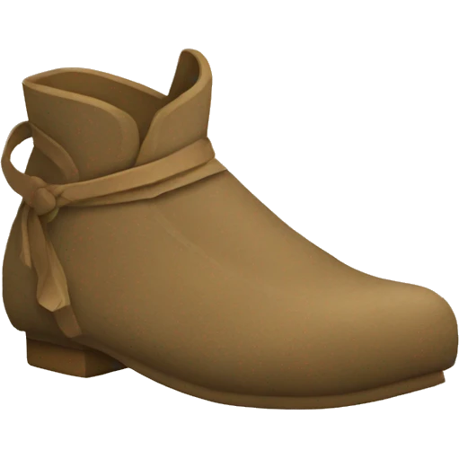 pair of Suede Leather Medieval Shoes emoji