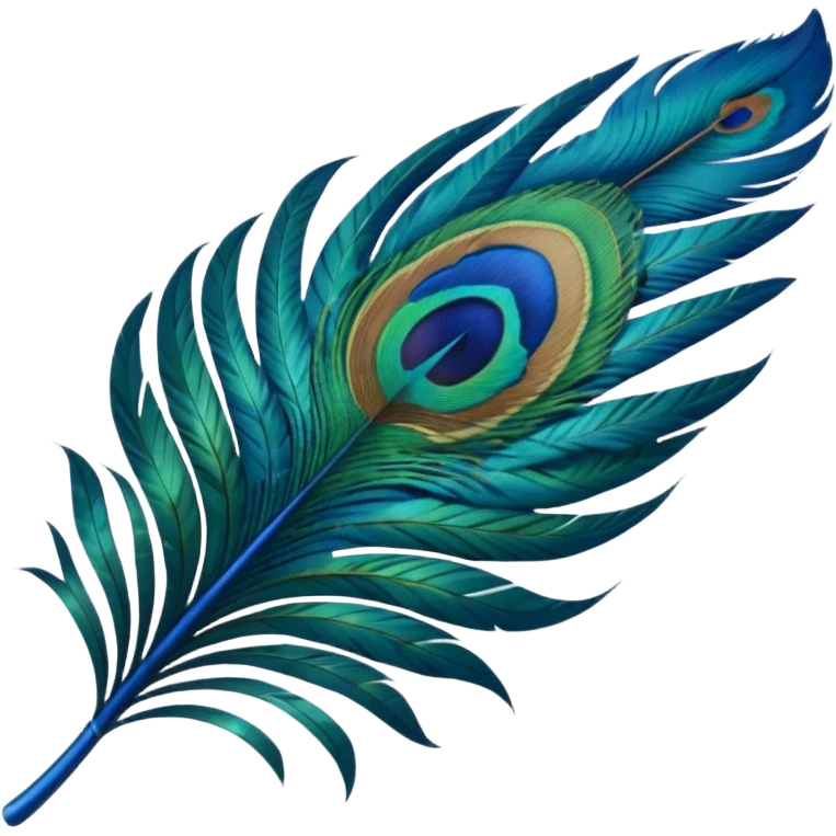 create a single peacock feather emoji emoji