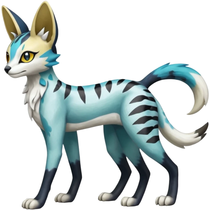 Meloetta-Trico-Silvally-Nargacuga-Sergal-Serval-Cresselia-Fakémon-creature-hybrid emoji