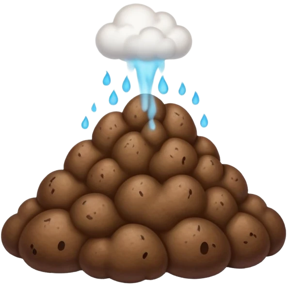 Farting poop emoji