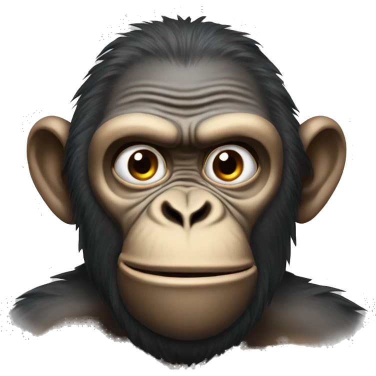 ugly ape emoji