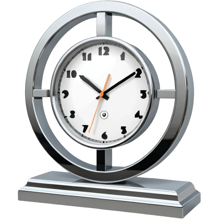 postmodern mantel clock emoji