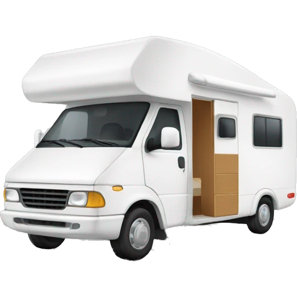 Weißes Wohnmobil  emoji